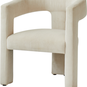 Loungestol Nordlys Furniture Arusha fløjl beige kompakt design H75ÃB66ÃD58 cm